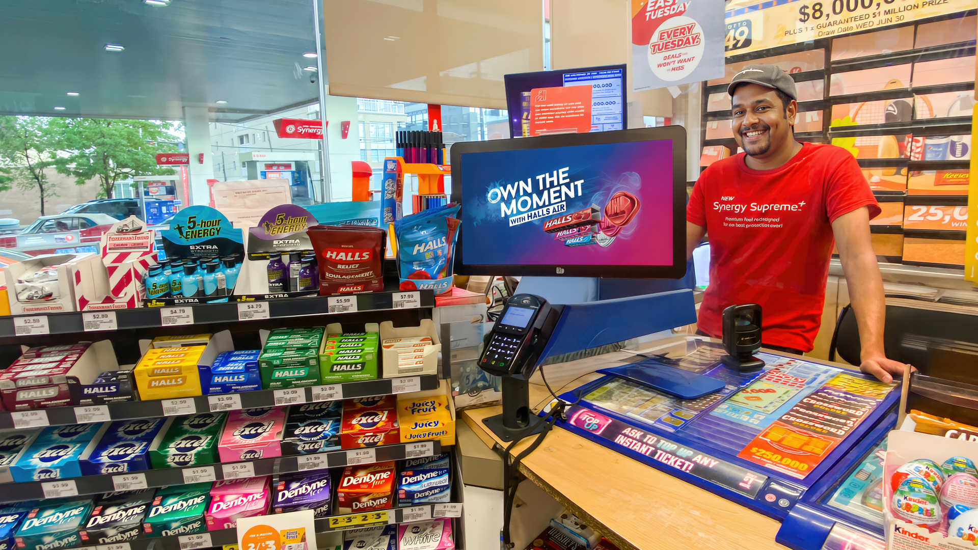 Circle K digital media at point of purchase